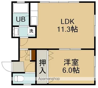 コーポなかはま【2階】の間取り